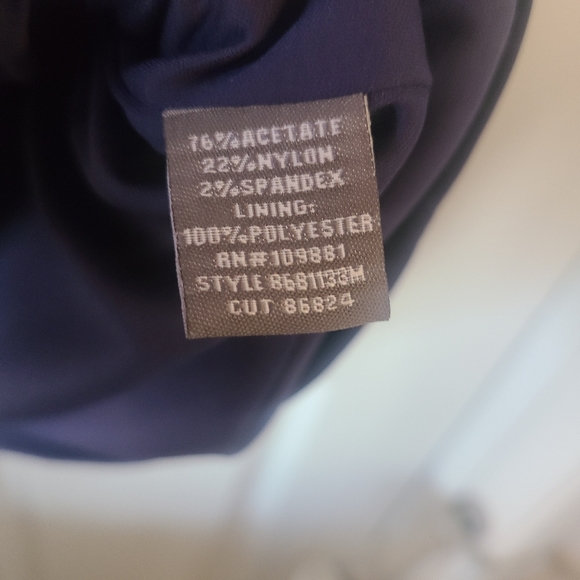 Slate blue Donna Ricco cocktail/sheath dress - Picture 5 of 10